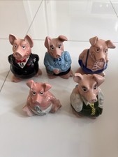 NatWest Bank Pigs. Full set of