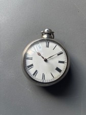 1790 london silver verge fusee - london,