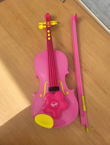 Barbie pink electronic violin - barbie,