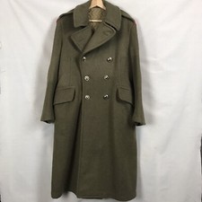 Vintage Wool Great Coat Army Canada 1952 Korean War Era PPCLI Size L/XL
