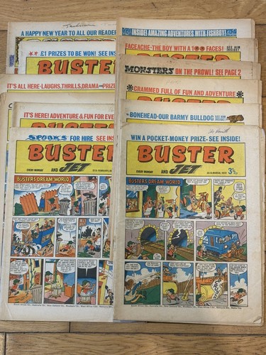 Buster and jet comics - x,