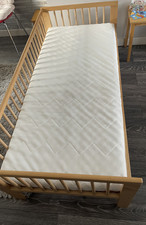 Strong Pine Toddler Bed frame with Mattress