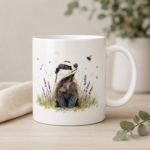 Personalised badger - personalised,