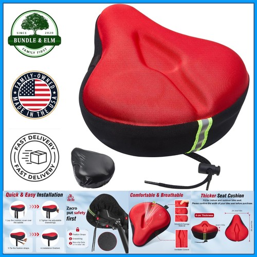 Comfortable gel bike seat - comfortable,
