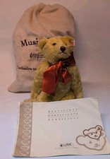 Steiff bears*Steiff Bear Gold Musical Limited Edition Bear 30cm*Ean662607 
