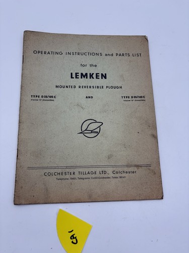 Lemken series mounted - lemken,