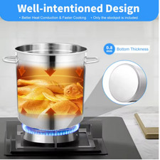 35L Stainless Steel Stock Pot