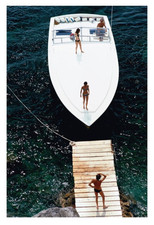 Speedboat Landing 1973 Slim Aarons GIANT Print 60x40” inches /152 x 101 cm