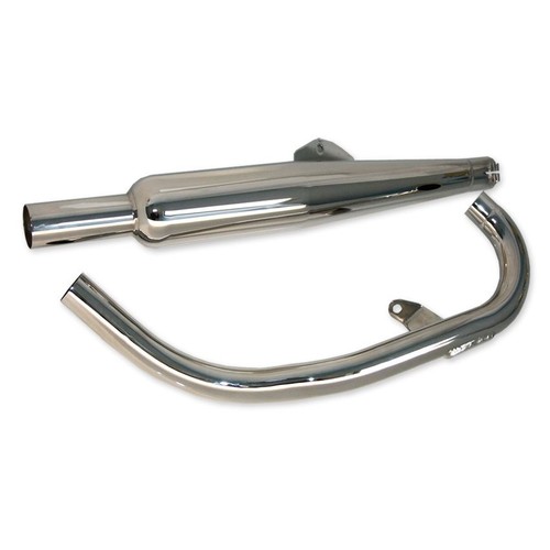 Bsa b31 b33 swept back - back, exhaust