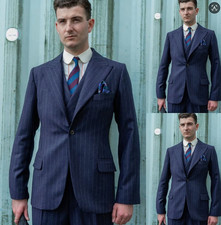 Wedding Tuxedo 3Pcs Blue