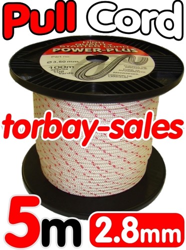 8mm starter pull cord - 5m,
