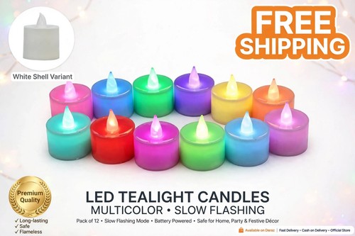 Led flameless tea lights - flameless,