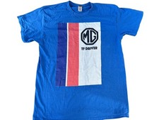 MG TF Driver T Shirt Blue 40" Chest