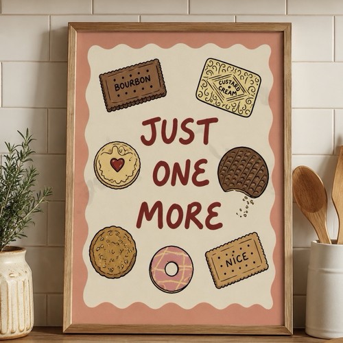 Just one more biscuit print - one,