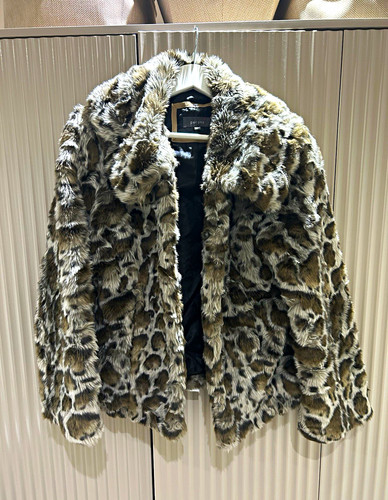 Per una leopard print faux - leopard,