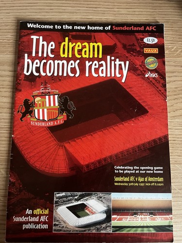 Rare sunderland ajax - sunderland,