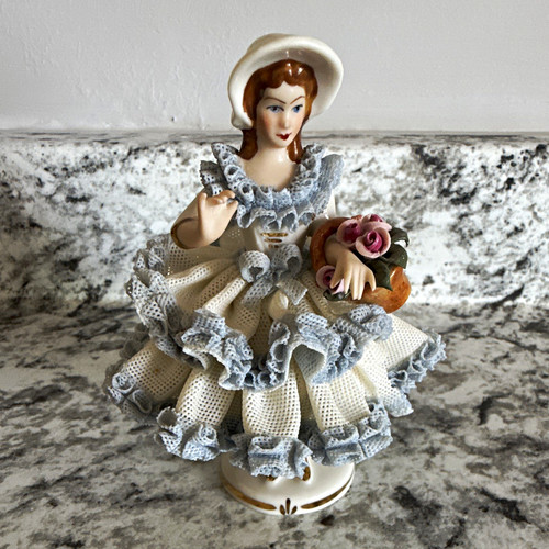 Dresden porcelain girl - dresden,