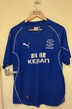 Vintage Puma Everton 2002/03 Rooney #18 Home Shirt Mens XL
