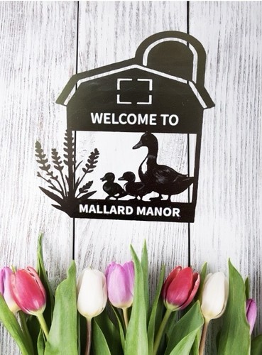Duck shed sign
