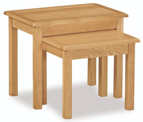 Baysdale rustic oak nest 2 - of,