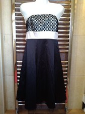 Designer Red herring Special Edition Black Lace & Satin Dress size 10 