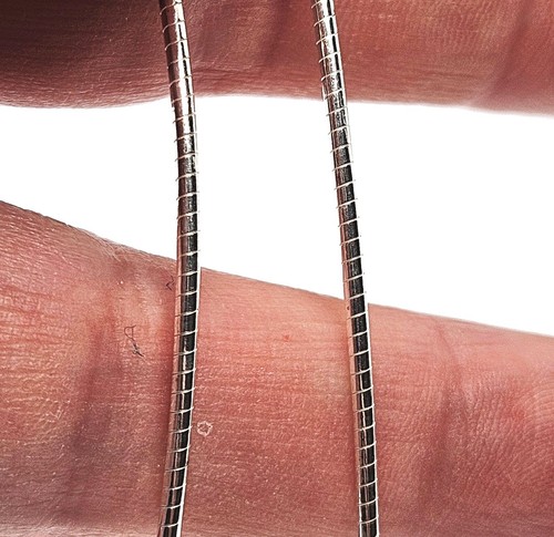 Silver choker necklace - necklace, 1mm