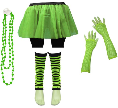 Neon tutu skirt leg - neon, uv