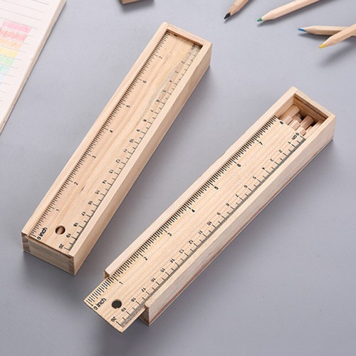 Student pencil case wooden - case,