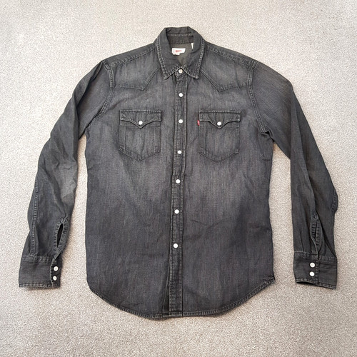 Levis mens shirt medium grey - medium,