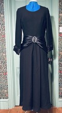 Stunning True Vintage 1940s Style 1980s Evening / Cocktail Dress - Size 10