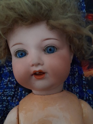 Antique bisque doll - antique,