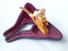 Meerschaum, a really good example of a carved sailor with original case