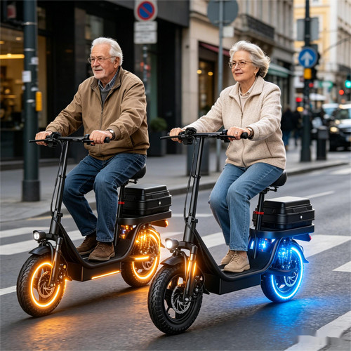 Foldable city bike for - 14", e-bike