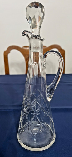 Vintage edwardian cut glass - cut,