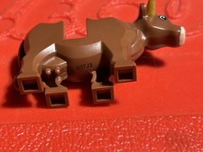 Lego Reddish Brown Cow
