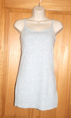 Grey longline vest top - , size
