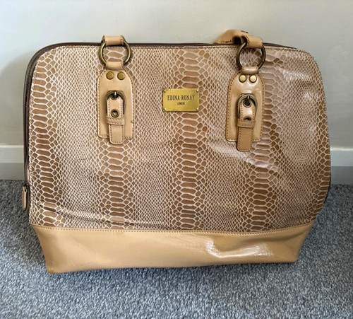 Edina ronay beige snake print - beige,