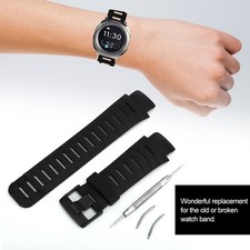 Outdoor rubber watchband watch - rubber,