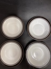 Set If 4 Vintage Hornsea Contrast  Dessert / Cereal Bowls 17cm