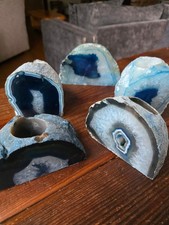 Large Teal / Blue Agate End