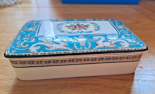 Antique cigarette box wedgwood - antique,