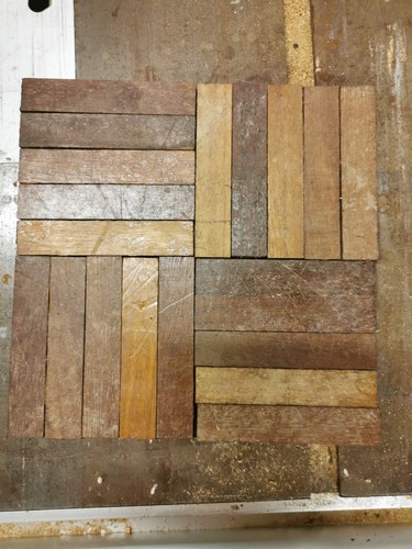 Reclaimed parquet teak - reclaimed, wood