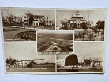 Views of Prestwick Airport Glasgow Real Photo Vintage Postcard P28