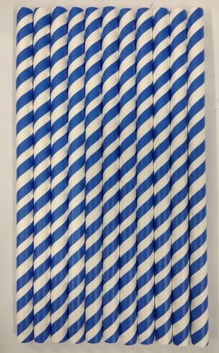 Blue white striped paper - white,