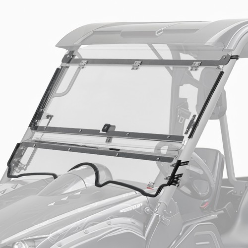 Vented flip windshield scratch - vented,