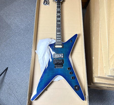 Dimebag Darrell Signature Blue Electric Guitar Floyed Rose Inlaid Fretboard