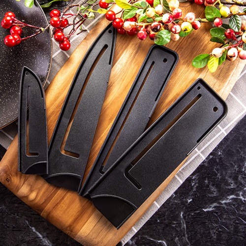 Plastic knife sleeve edge - knife,