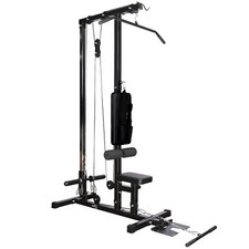 Multi Gym Lat Pull Down Machine Home Workout Seated Rows Ab Crunch Jacket