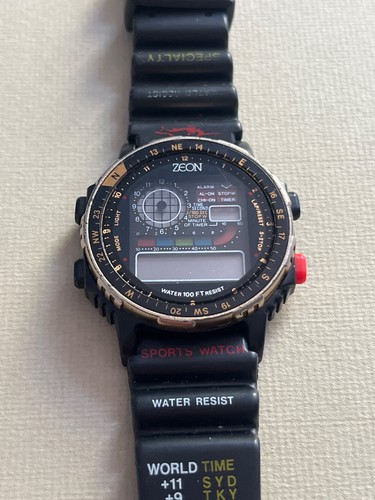 Vintage zeon digital watch - vintage,