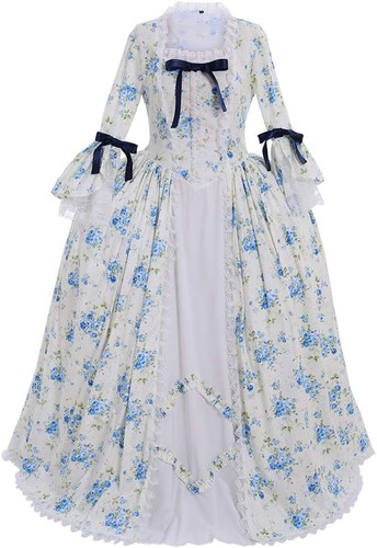 Women rococo ball gown - rococo,